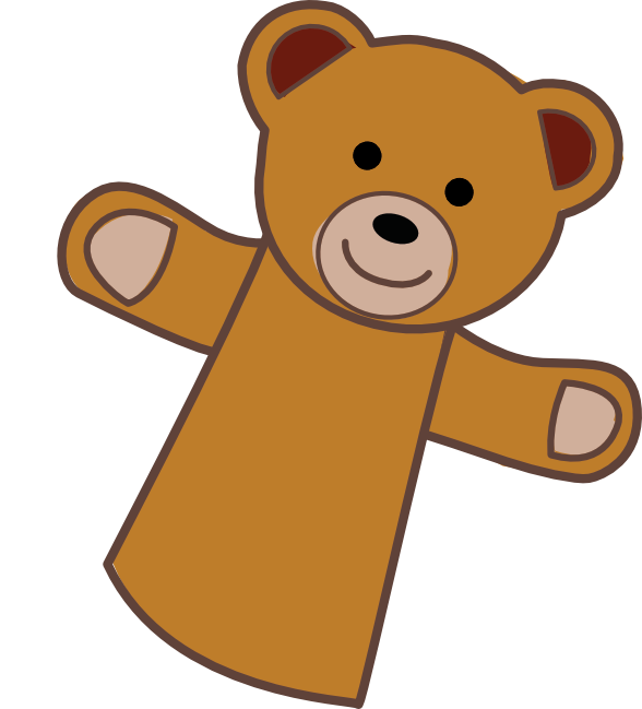 Hand Puppet Teddy Bear